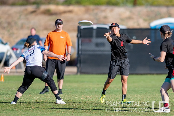 Womxn’s 5th place finals at the USAU National Club Championships. October 26, 2019