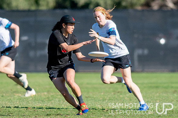 Womxn’s 5th place finals at the USAU National Club Championships. October 26, 2019