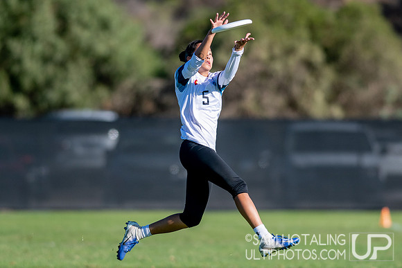 Womxn’s 5th place finals at the USAU National Club Championships. October 26, 2019