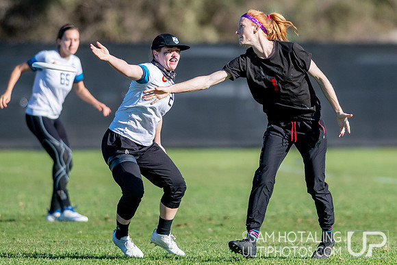 Womxn’s 5th place finals at the USAU National Club Championships. October 26, 2019