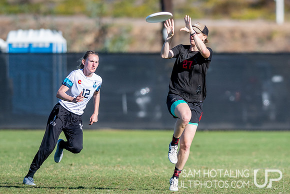 Womxn’s 5th place finals at the USAU National Club Championships. October 26, 2019