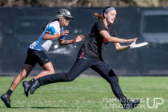 Womxn’s 5th place finals at the USAU National Club Championships. October 26, 2019