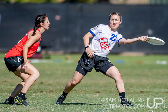 Mixed semifinals at the USAU National Club Championships. October 26, 2019