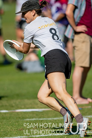 Womxn’s semifinals at the USAU National Club Championships. October 26, 2019