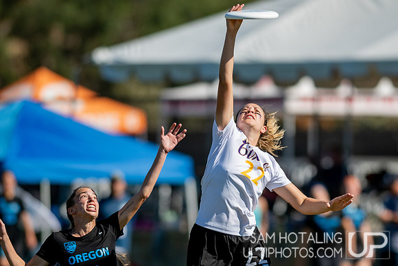 Womxn’s semifinals at the USAU National Club Championships. October 26, 2019