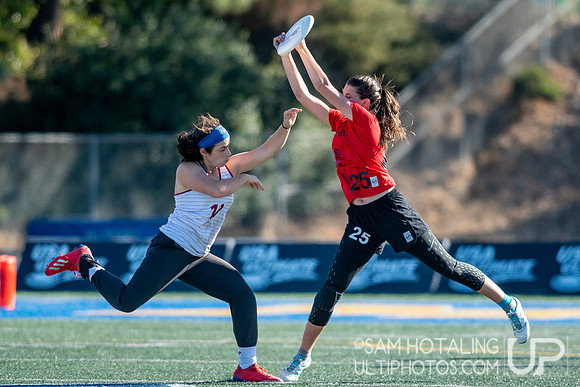 Mixed semifinals at the USAU National Club Championships. October 26, 2019