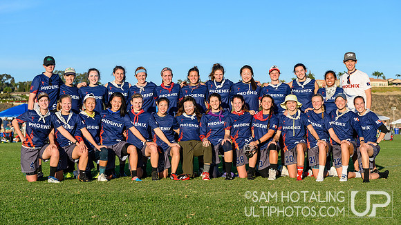 Phoenix at the USAU National Club Championships. October 24, 2019