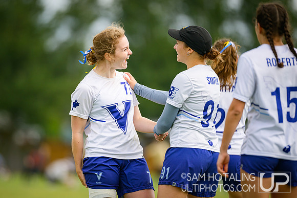 Pool play at USAU D-I College Championships