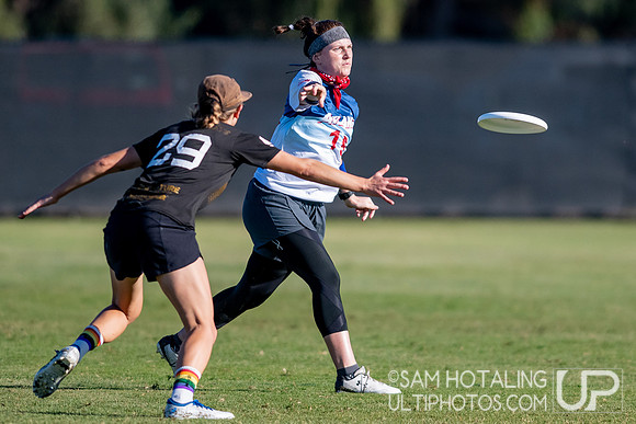 Womxn’s pool play at the USAU National Club Championships. October 24, 2019
