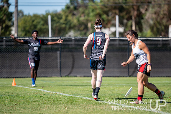 Mixed pool play at the USAU National Club Championships. October 24, 2019