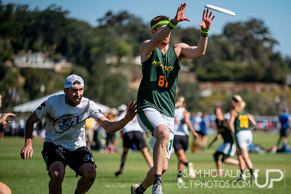 Mixed pool play at the USAU National Club Championships. October 24, 2019