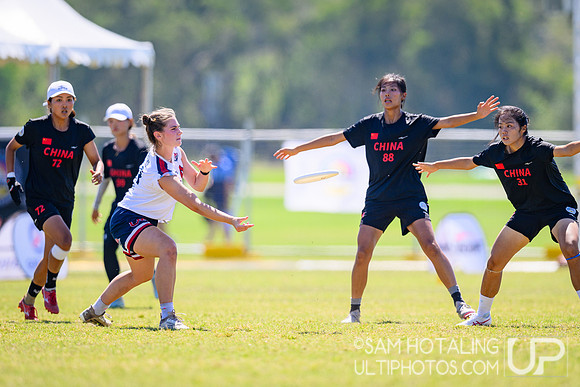 Women’s pool play during World Ultimate Championships at Runaway Bay Sports Precinct