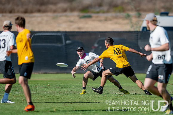 Open pool play at the USAU National Club Championships. October 24, 2019