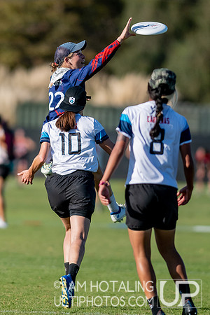 Womxn’s pool play at the USAU National Club Championships. October 24, 2019