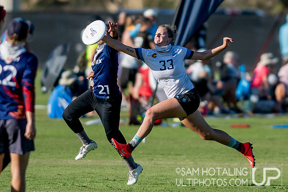 Womxn’s pool play at the USAU National Club Championships. October 24, 2019