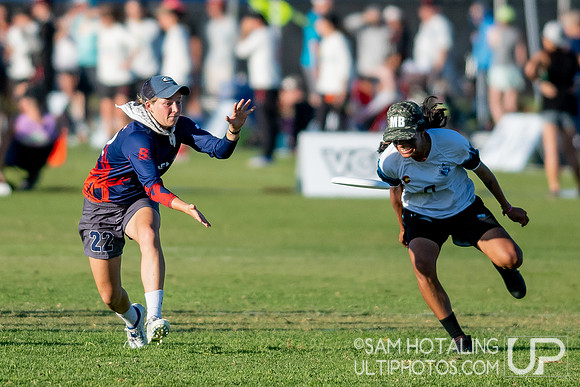 Womxn’s pool play at the USAU National Club Championships. October 24, 2019