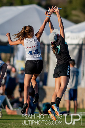 Womxn’s pool play at the USAU National Club Championships. October 24, 2019