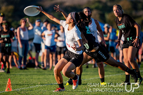 Womxn’s pool play at the USAU National Club Championships. October 24, 2019