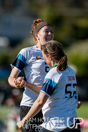 Womxn’s quarters at the USAU National Club Championships. October 25, 2019