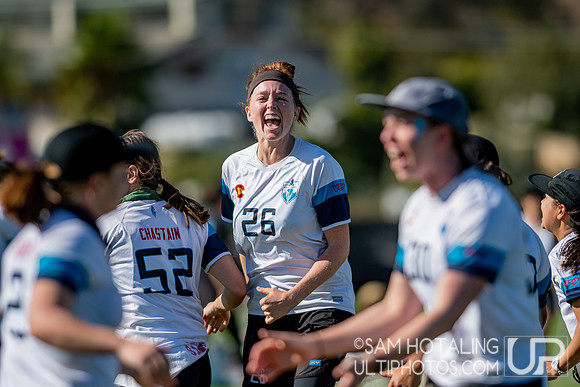 Womxn’s quarters at the USAU National Club Championships. October 25, 2019
