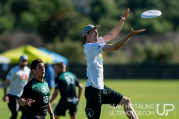 Mixed quarters at the USAU National Club Championships. October 25, 2019