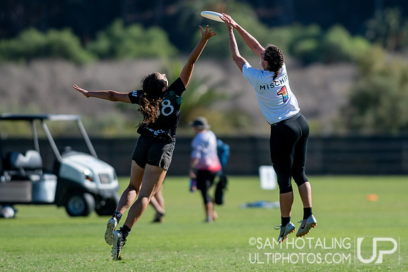 Mixed quarters at the USAU National Club Championships. October 25, 2019