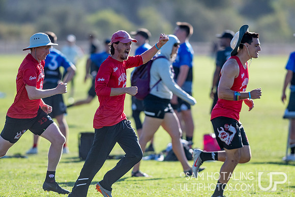 Mixed pre-quarters at the USAU National Club Championships. October 25, 2019