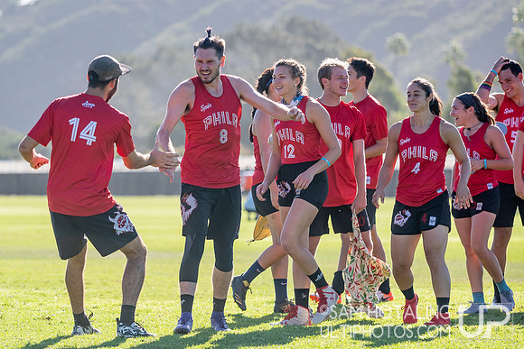 Mixed pre-quarters at the USAU National Club Championships. October 25, 2019