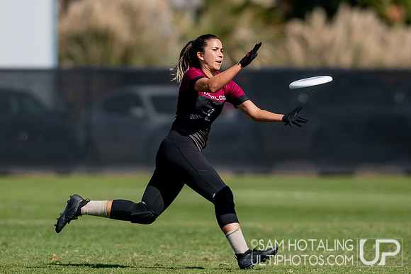 Womxn’s quarterfinals at the USAU National Club Championships. October 25, 2019