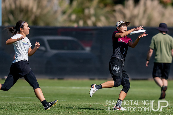 Womxn’s quarterfinals at the USAU National Club Championships. October 25, 2019