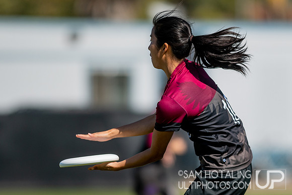 Womxn’s quarterfinals at the USAU National Club Championships. October 25, 2019