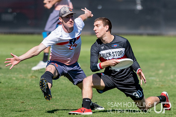 Open quarterfinals at the USAU National Club Championships. October 25, 2019