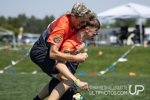 Monday action at the USA Ultimate Youth Club Championships. U-20