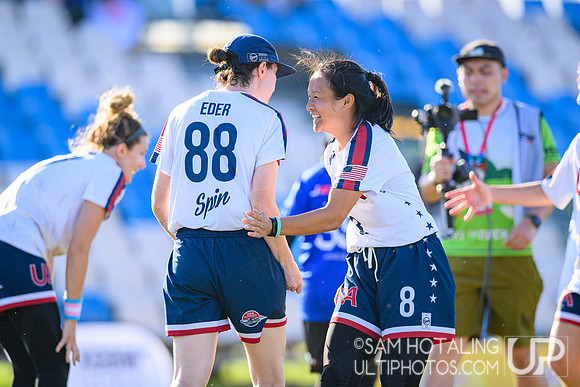 Women’s pool play during World Ultimate Championships at Runaway Bay Sports Precinct