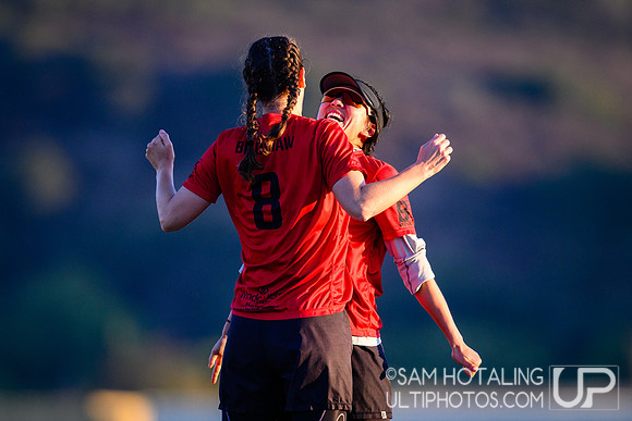 Flipside vs Seattle Riot in women’s placement play during Club Championships at Surf Cup Sports Park