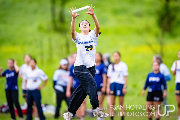 Women’s pool play at USAU DI College Championships