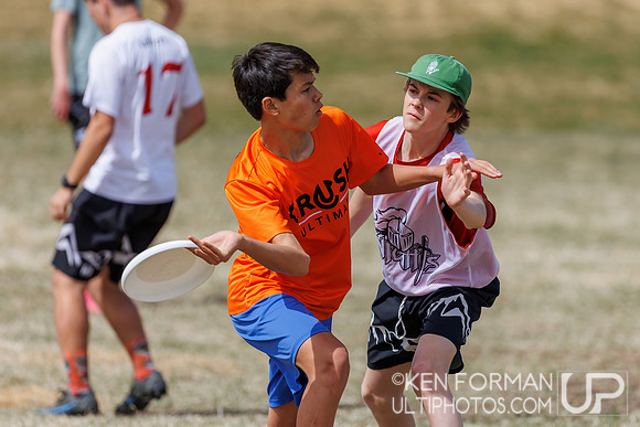 Action from "The Alana" Ultimate Tournament.