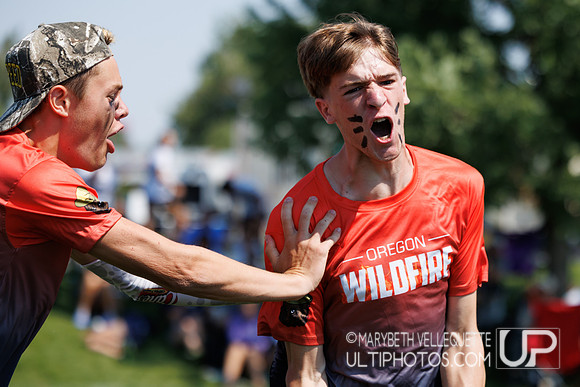 Monday action at the USA Ultimate Youth Club Championships. U-20