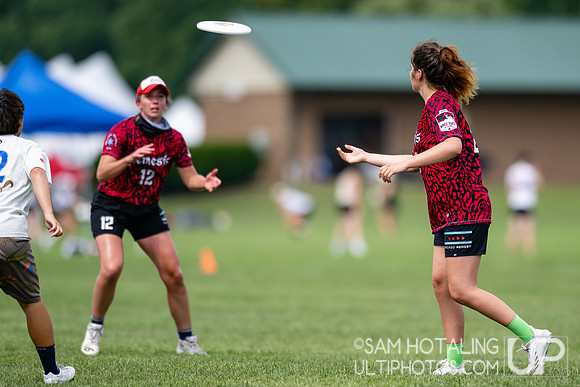Chicago Nemesis vs Swampybarg in pool play at World Ultimate Club Championships