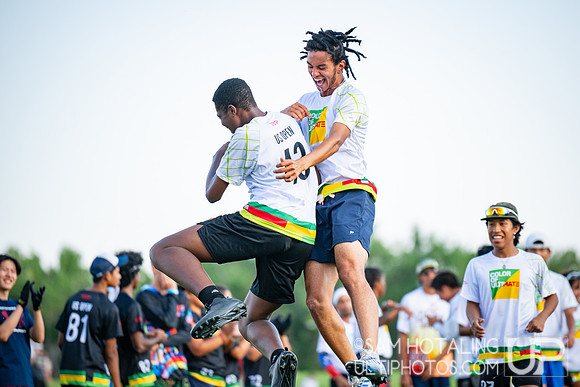 Color of Ultimate pickup showcase game at International Club Championships at Aurora Sports Park