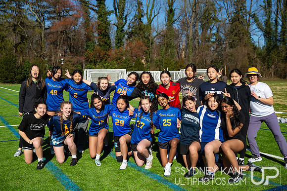 Lexington Varsity Girls Team Photo YULA Invite 2024
