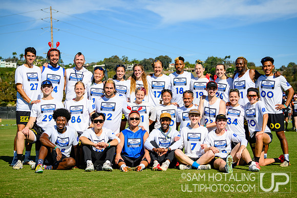 Mixtape team photo during Club Championships at Surf Cup Sports Park
