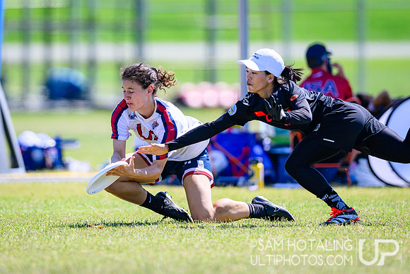 Women’s pool play during World Ultimate Championships at Runaway Bay Sports Precinct