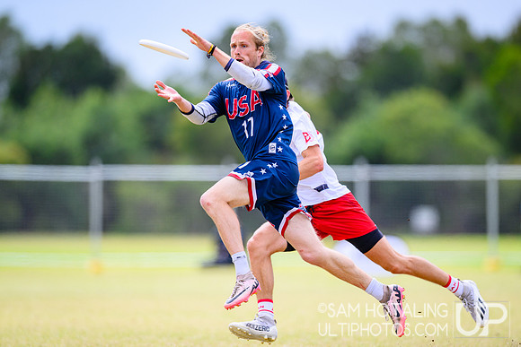 Bracket play during World Ultimate Championships at Runaway Bay Precinct