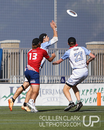 Minnesota Wind Chill vs. DC Breeze UFA Championship Weekend semifinal game at Zions Bank Stadium. Friday, August 23, 2024