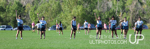 Sunday action at the USA Ultimate Youth Club Championships in th