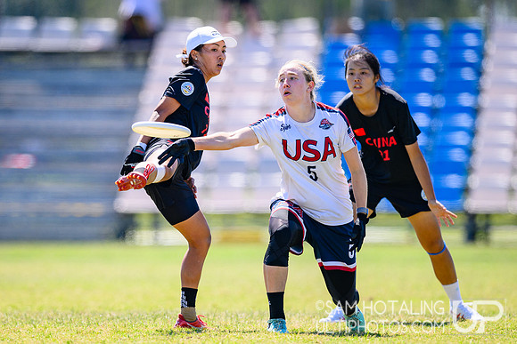 Women’s pool play during World Ultimate Championships at Runaway Bay Sports Precinct