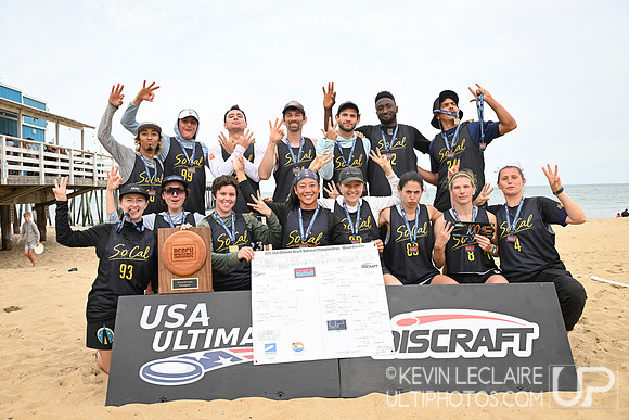 SoCal Beach Mixed Champions Team Photo - 2025 Beach Championship