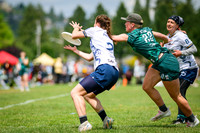 Pool play at USAU D-I College Championships