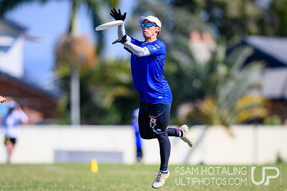Mixed pool play during World Ultimate Championships at Runaway Bay Sports Precinct